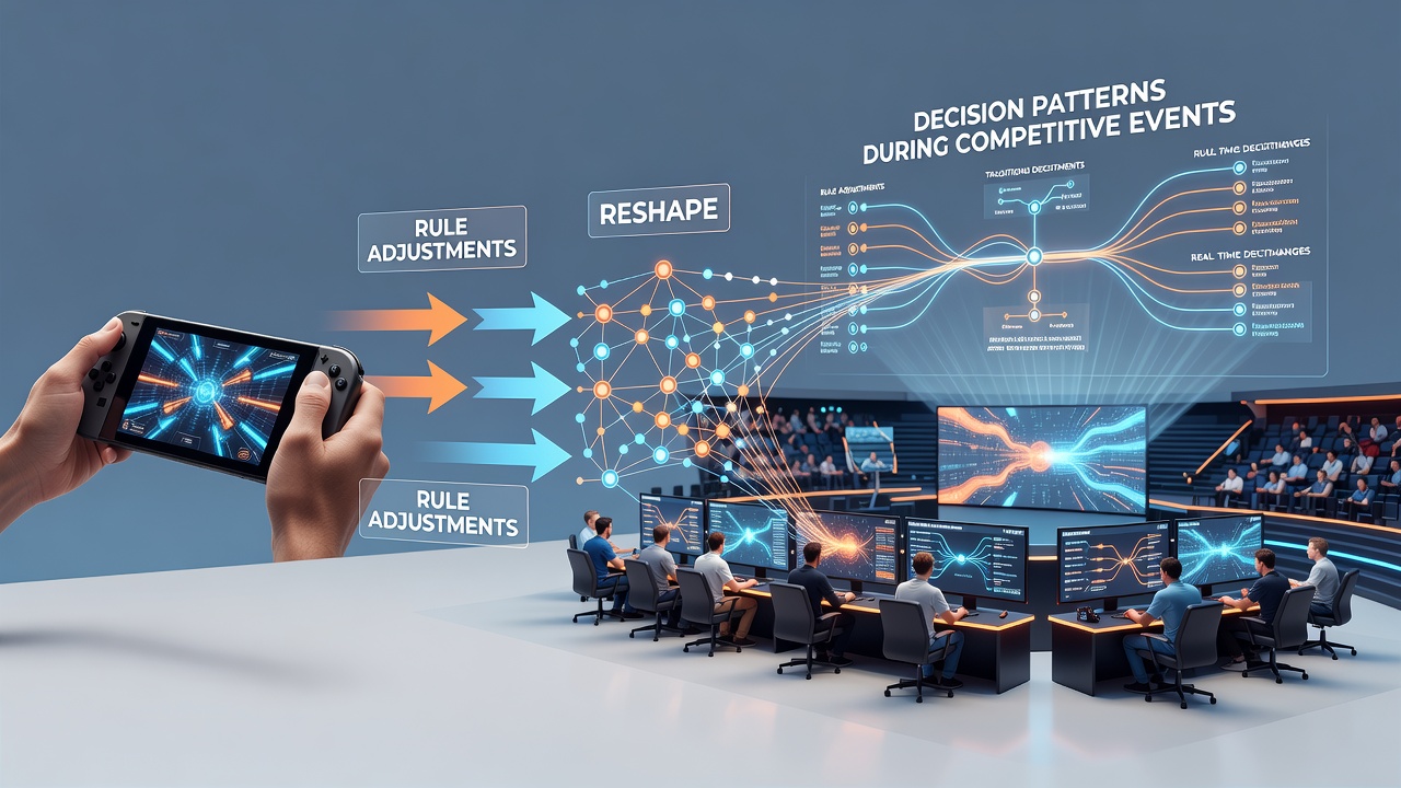 Detailed view of rule adjustment interfaces displayed on portable devices in competitive gaming scenarios